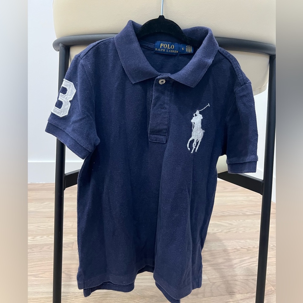 Polo Ralph Lauren boys polo size 5 navy